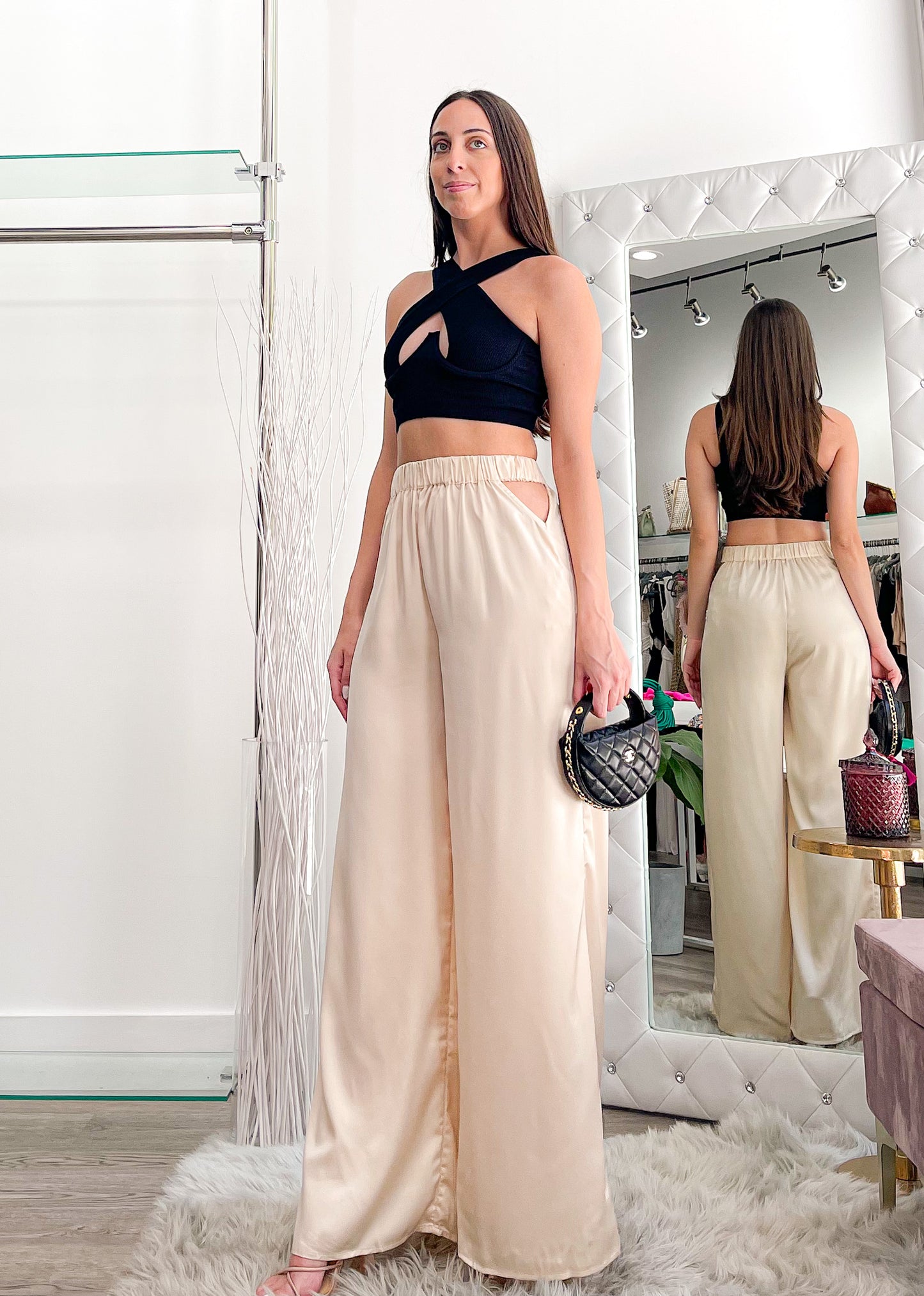 Vicky Satin Pants