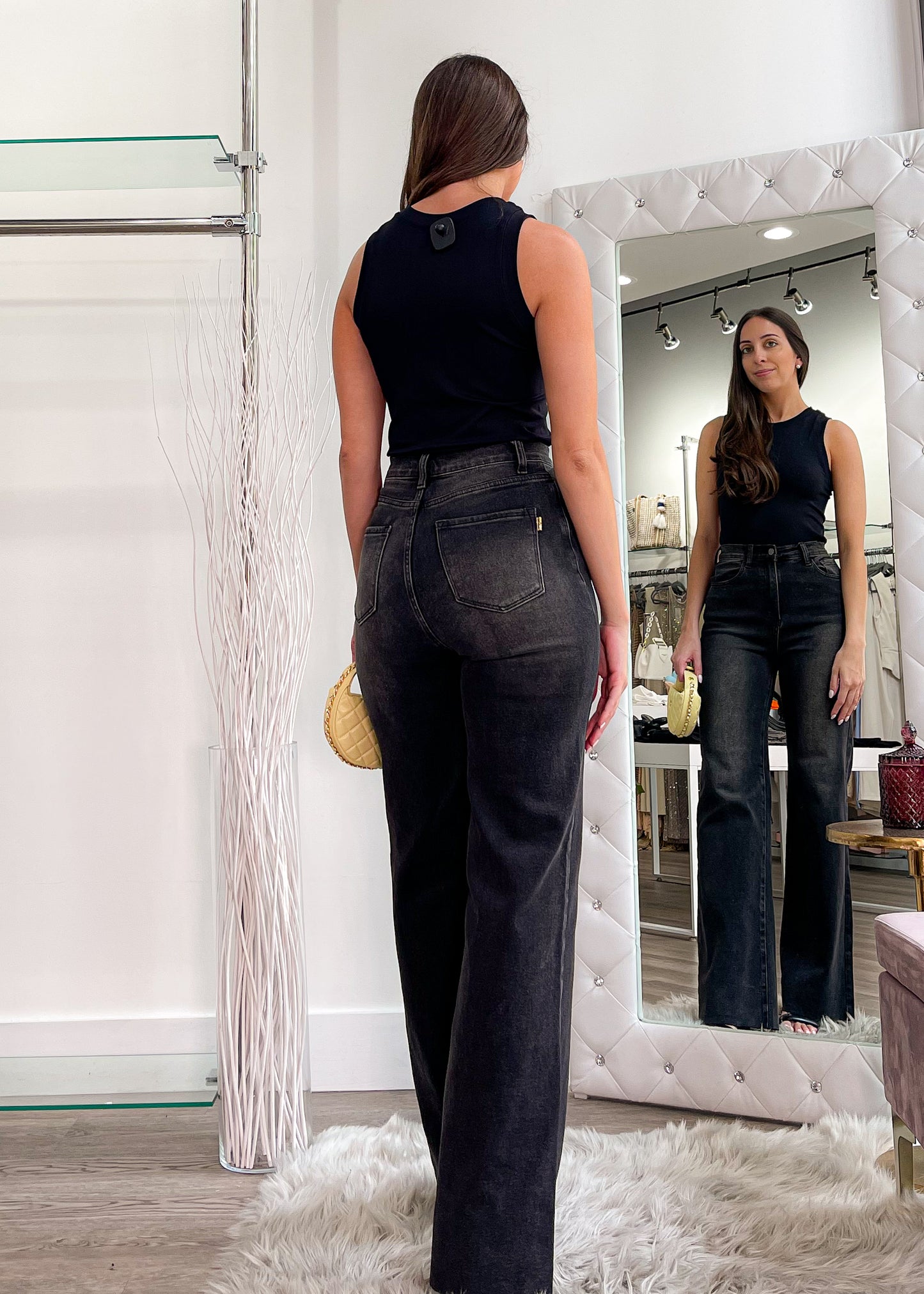 Ariene Black Tank Top