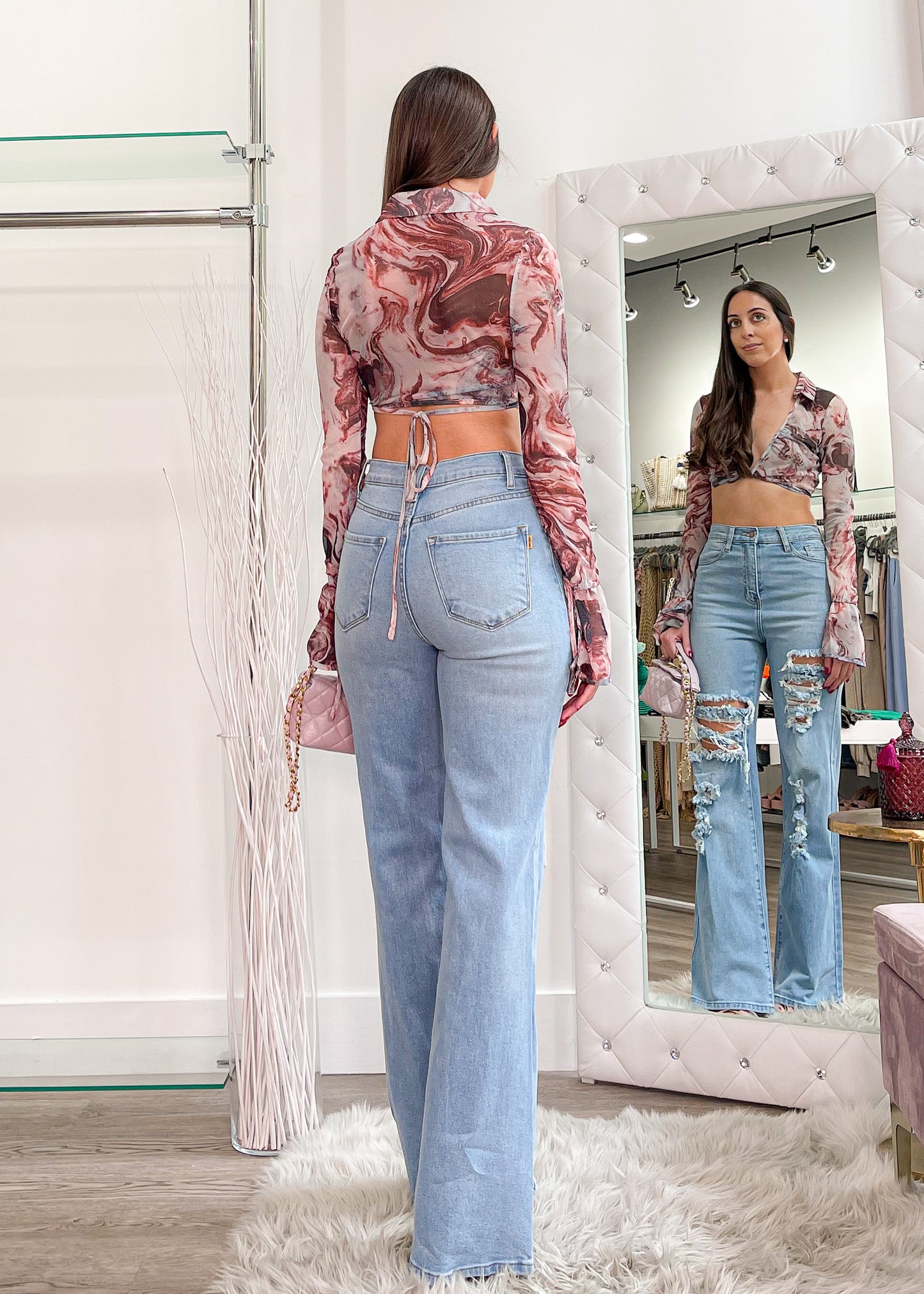 Dylan Light Blue Ripped Jeans
