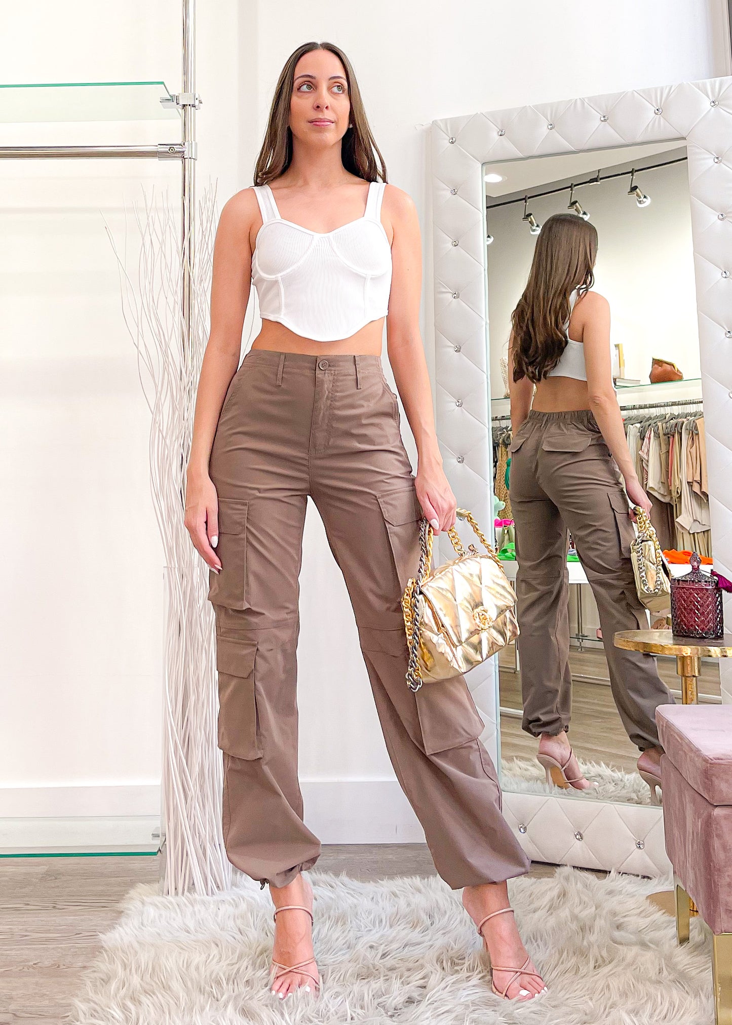 Madonna Brown Cargo Pants