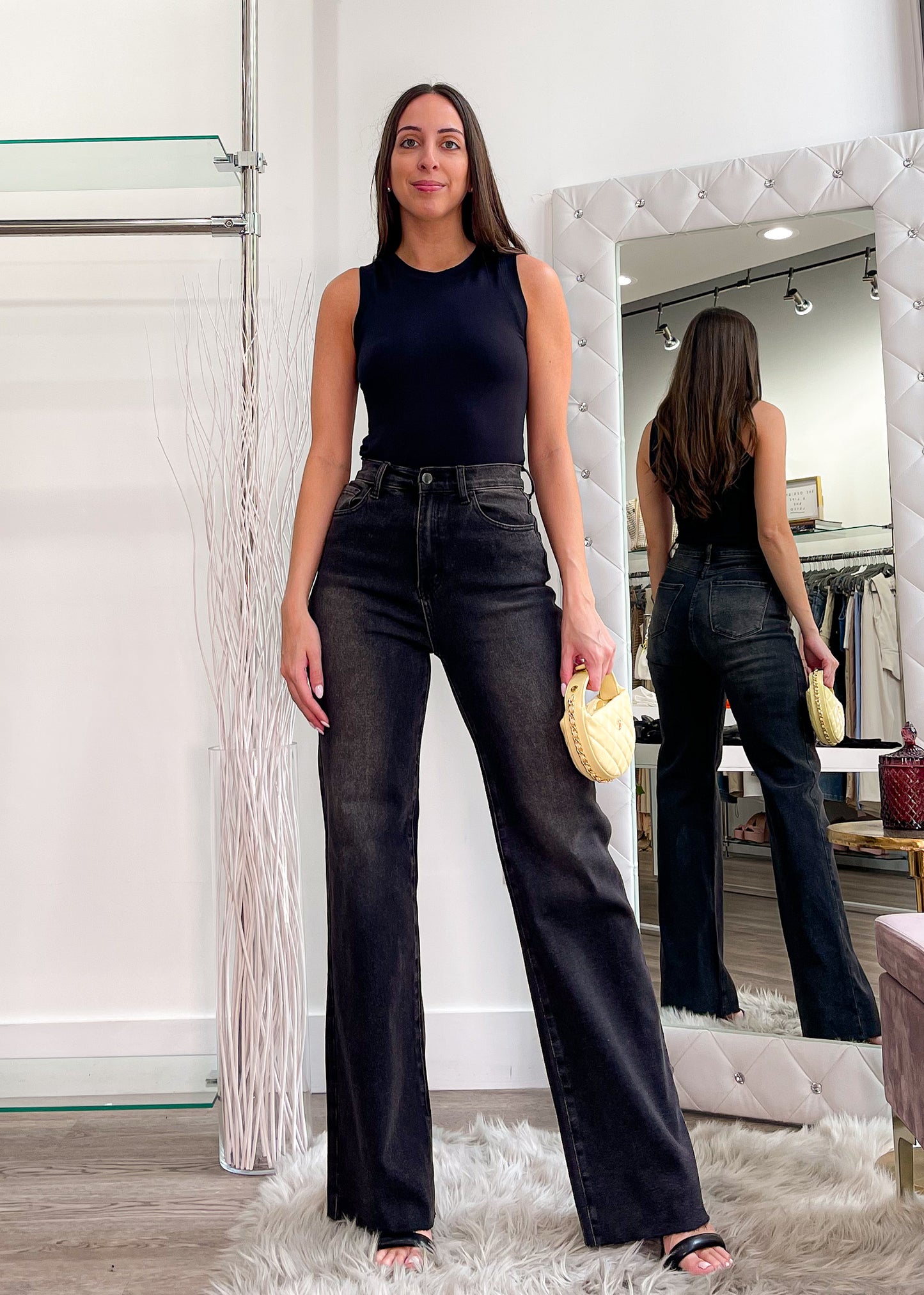 Ariene Black Tank Top