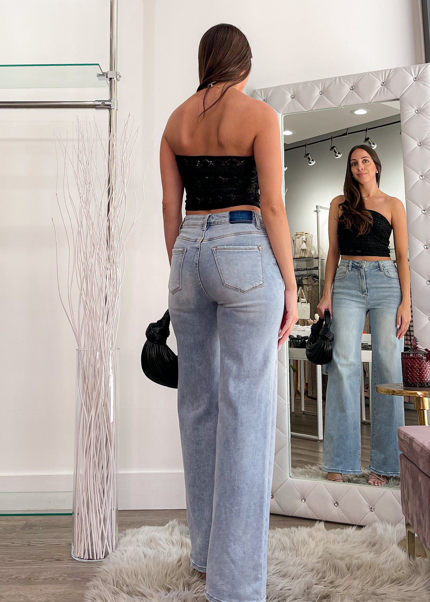 Nalla Tube Black Knitted Top