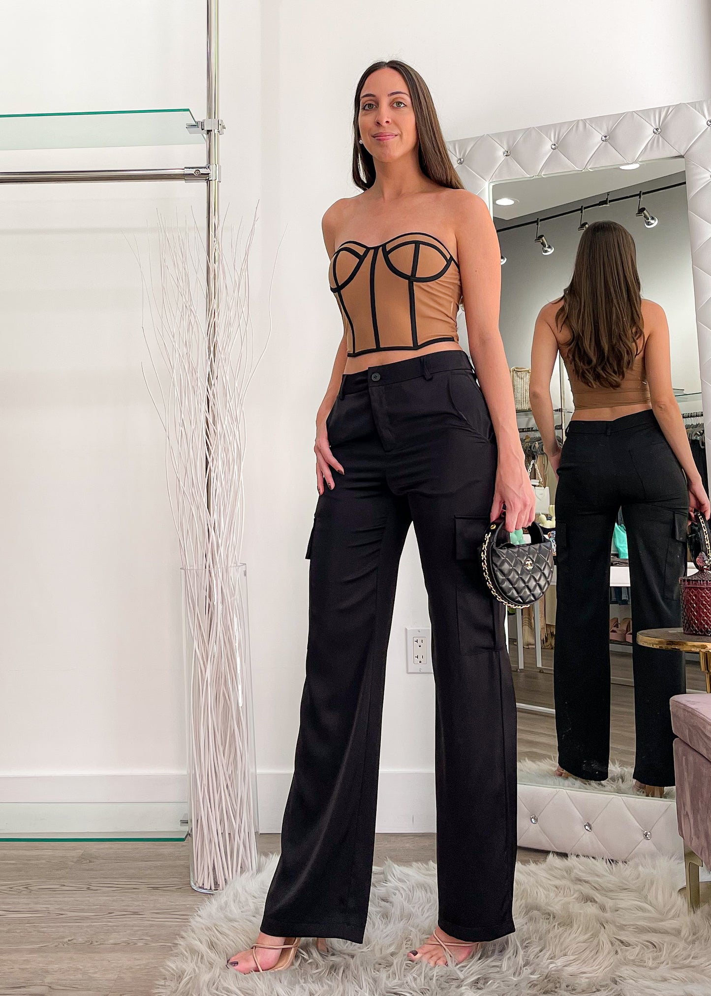 Zara Black Cargo Pants