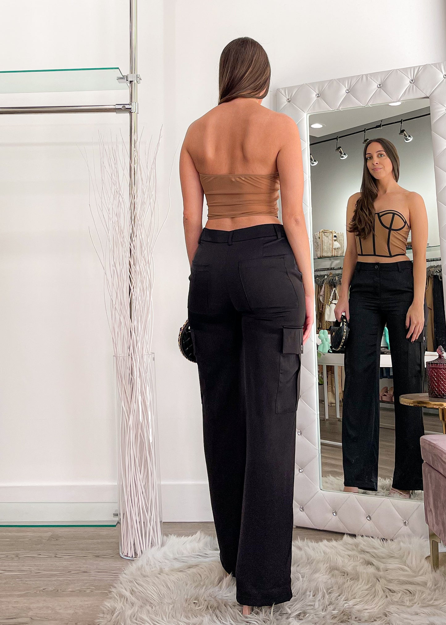 Zara Black Cargo Pants
