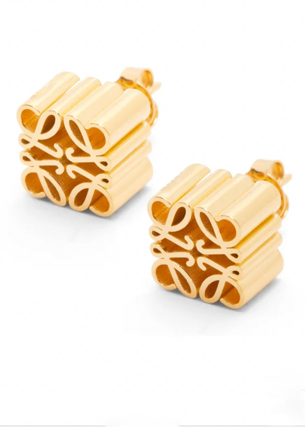 Gold-Tone Stud Earrings