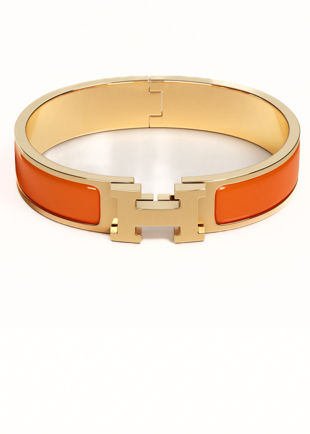 Hermesi Clic H Bracelet Orange
