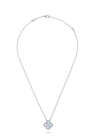 Vintage Alhambra White Gold Pendant