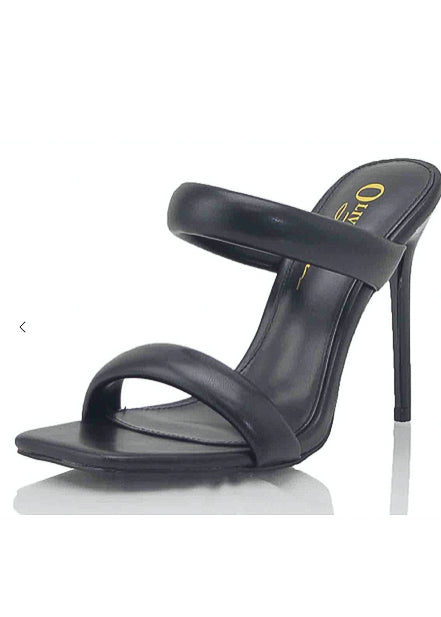 Blossom Strappy Square Heels Sandals