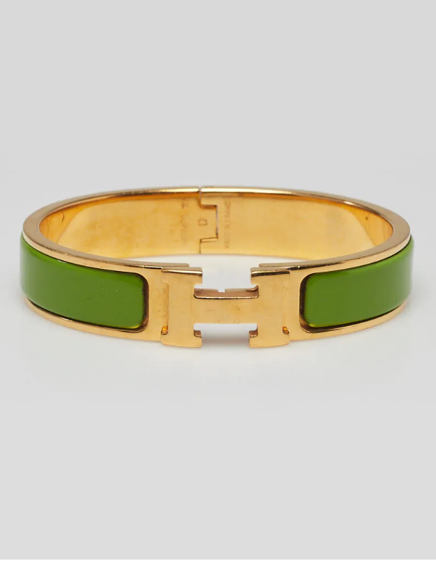 Hermesi Green H Bracelet