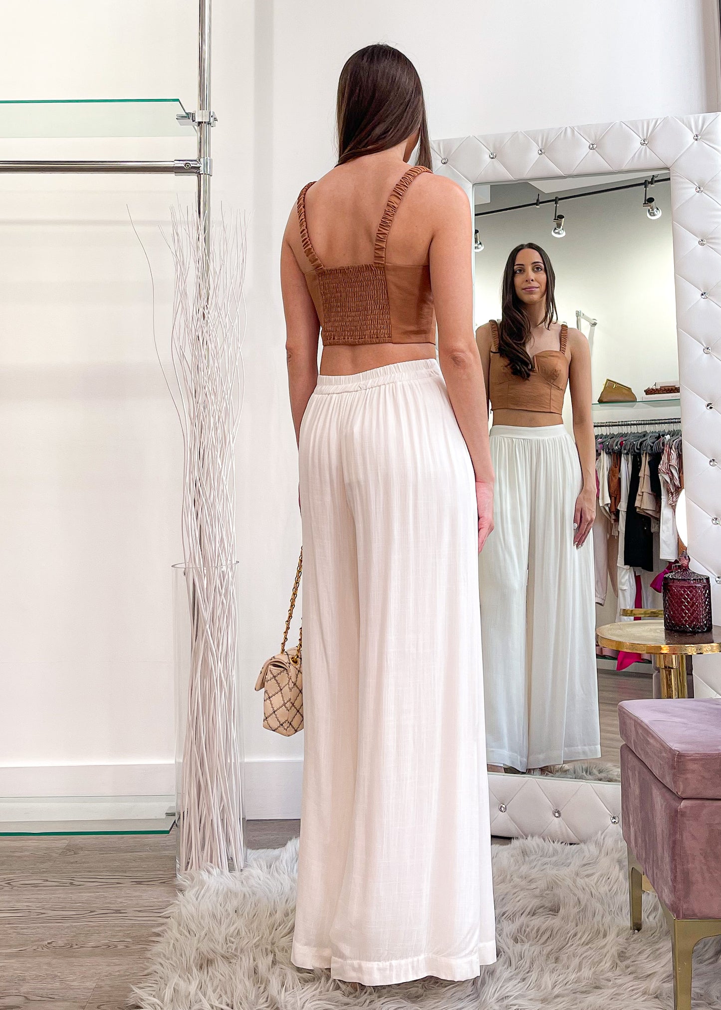 Brylee Macchiato Crop Top