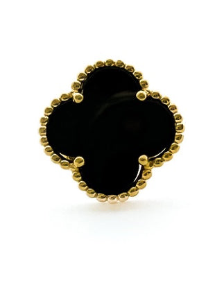 Vintage Alhambra Onyx Ring