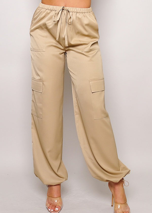 Elo Tan Jogger-Cargo Pants