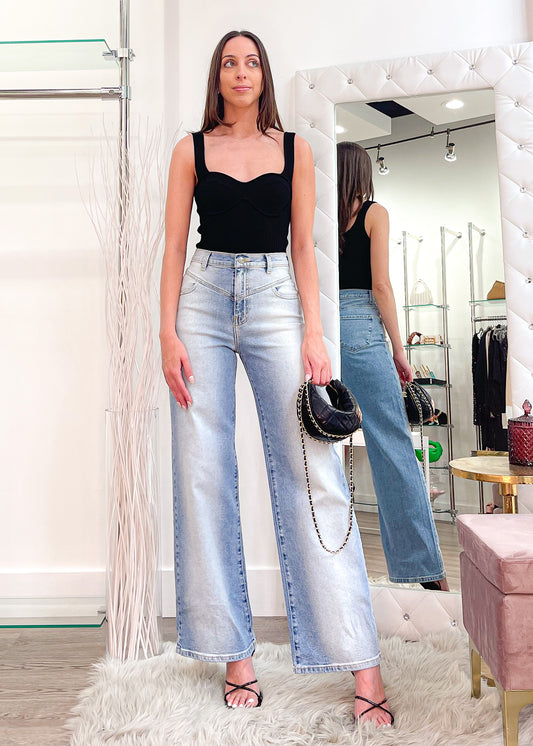 Natashe Wide Leg Jeans