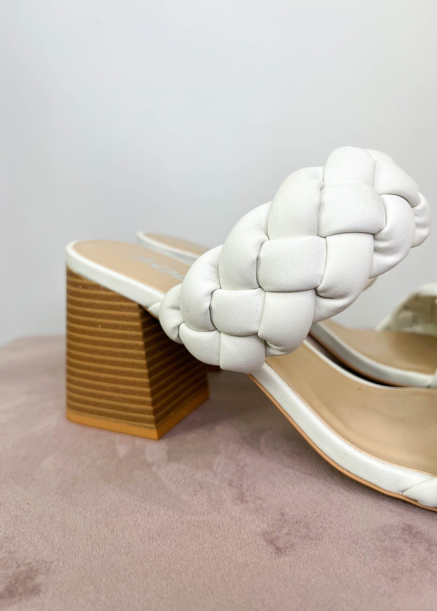 Sandrine White Heels